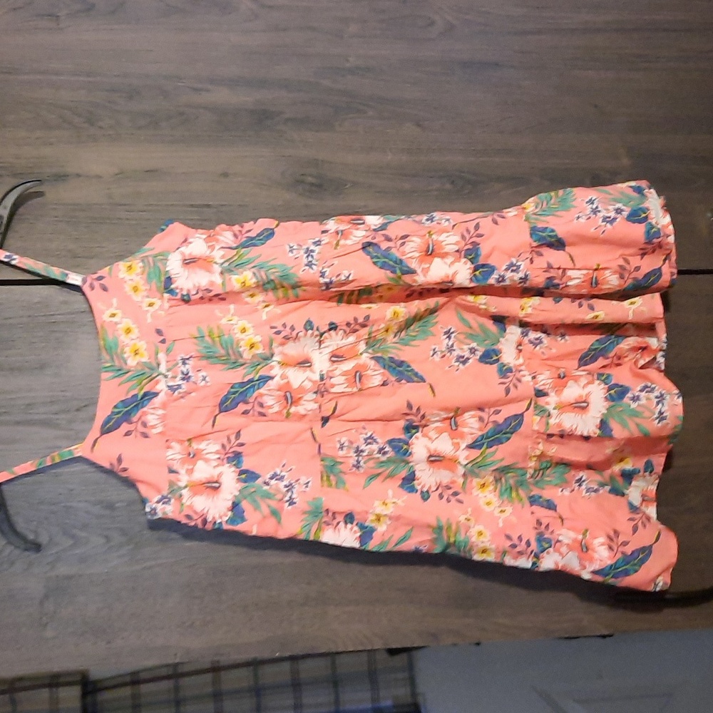 Cotton Floral Tiered Sundress